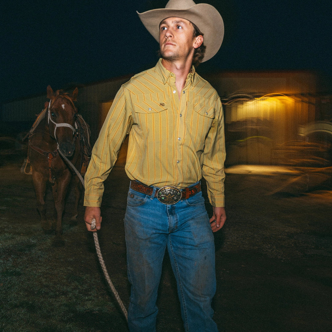 The Stockyard Shirt: A Technical Pearl Snap Built for Ranching and Farming Life