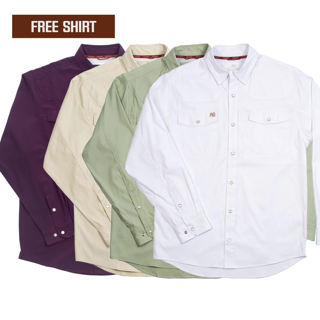 Stockyard Long Sleeve 4 for 3 - Khaki, Pennant, Sage, White