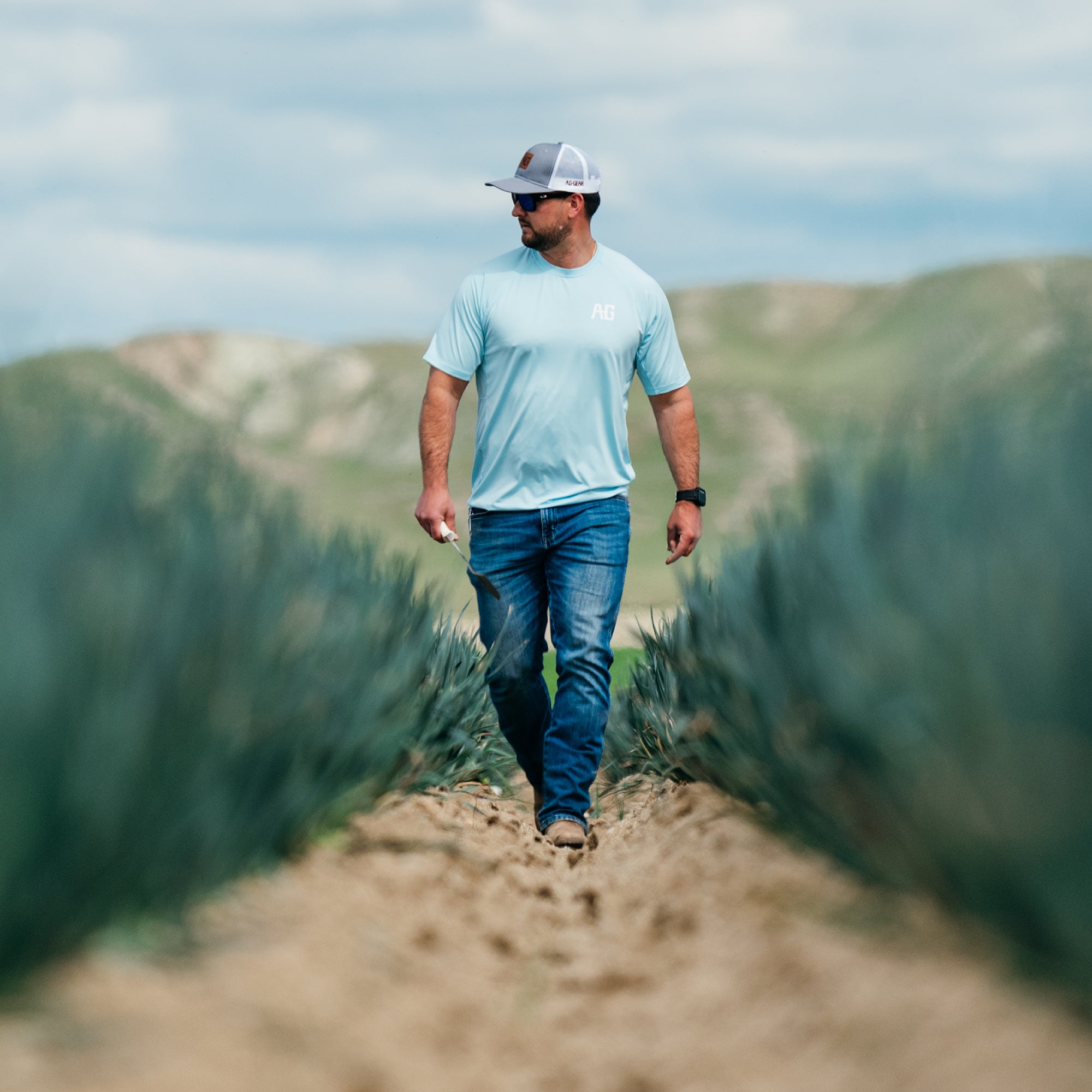 farmpro farm shirt vegetable field farmer rancher sun shirt