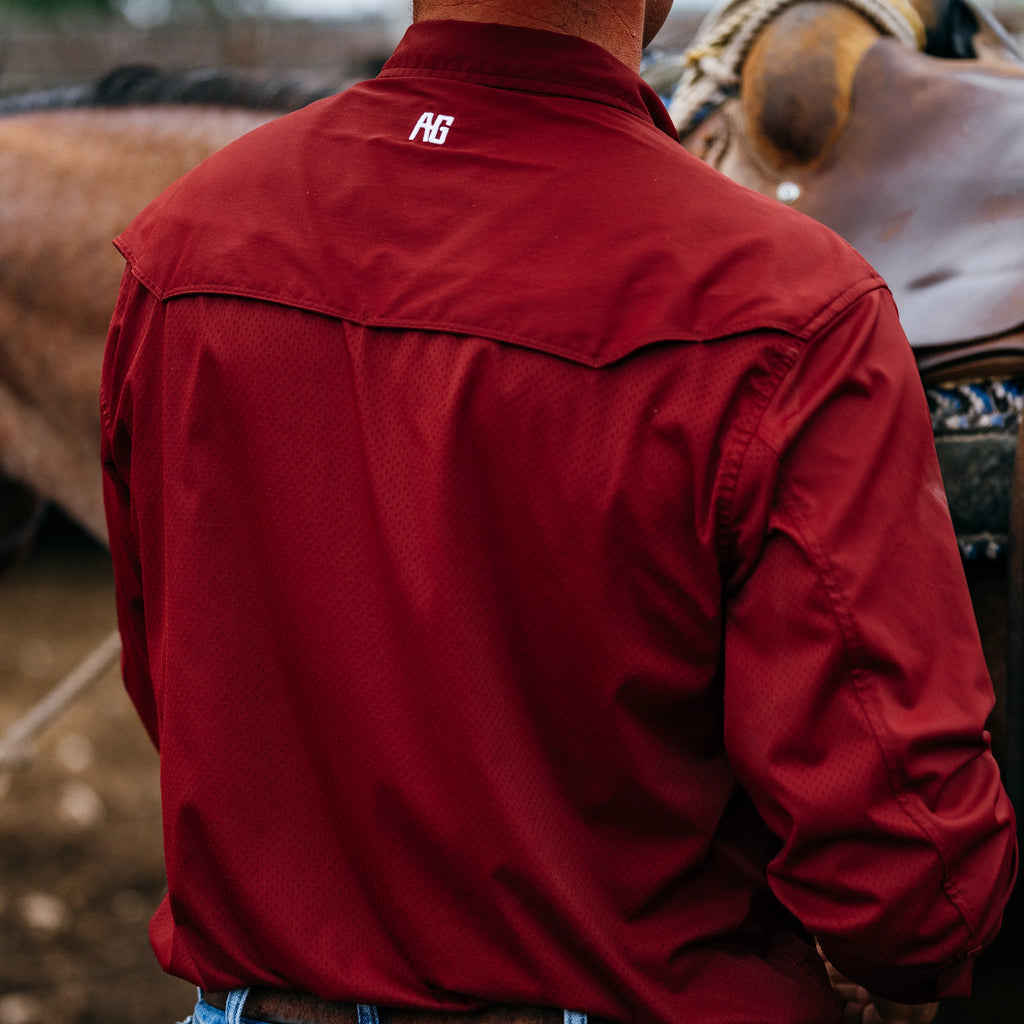 Stockyard Long Sleeve - Maroon
