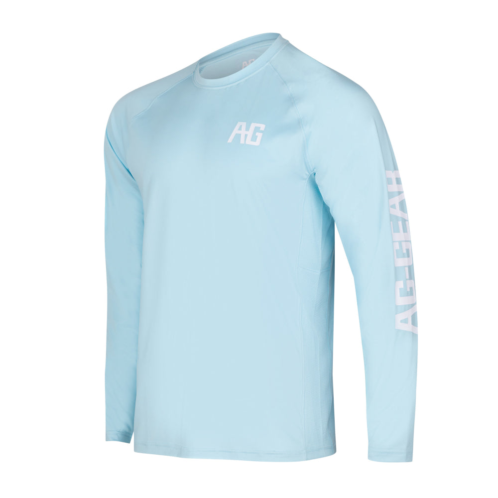 farmpro farm shirt sun shirt ranch shirt UPF30 light blue